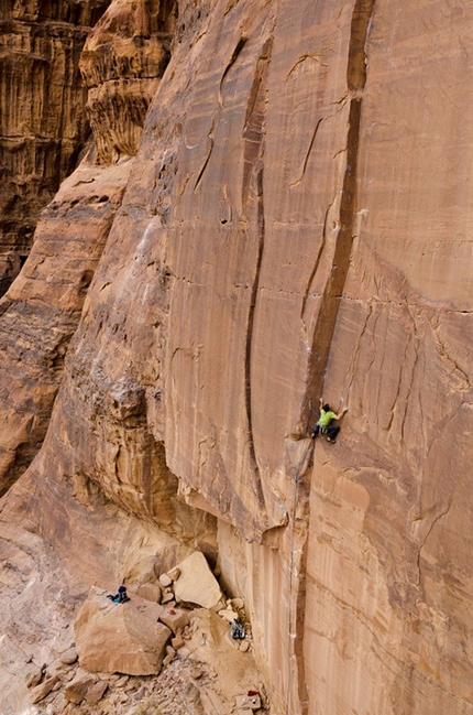 Wadi Rum, Giordania: Kristoffy e Krasnansky aprono Fatal Attraction