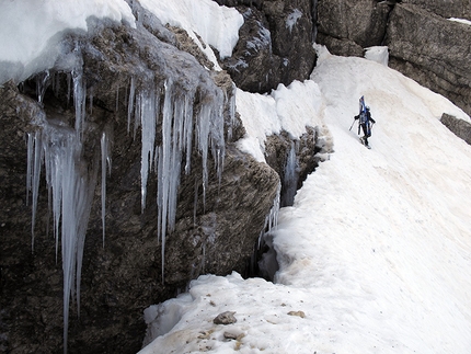 Dolomiti skiing, Francesco Vascellari, Davide D'Alpaos, Loris De Barba - Cima Giaeda