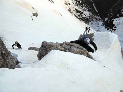 Dolomiti skiing, Francesco Vascellari, Davide D'Alpaos, Loris De Barba - Cima Giaeda