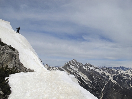 Dolomiti skiing, Francesco Vascellari, Davide D'Alpaos, Loris De Barba - Cima Giaeda