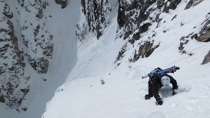 Dolomiti sciare, Francesco Vascellari, Davide D'Alpaos, Loris De Barba - Cimerlo, Pale di San Martino