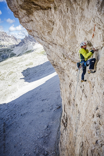 Jacopo Larcher - Il climber bolzanino Jacopo Larcher - Tre Cime di Lavaredo, Dolomiti