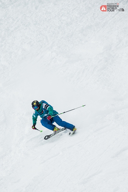 Swatch Freeride World Tour by The North Face - During the first stage at Chamonix of the Swatch Freeride World Tour by The North Face