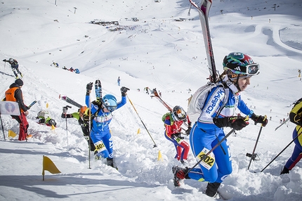 Coppa del Mondo di scialpinismo 2015 - Durante la gara individuale ad Andorra della Scarpa ISMF World Cup