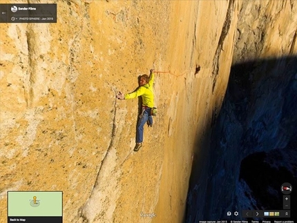 Dawn Wall orbital panorama with Tommy Caldwell