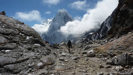 Marco Zamberlan e la salita dell' Ama Dablam