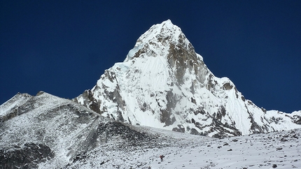 Ama Dablam, Nepal, Marco Zamberlan - During the Ama Dablam expedition to celebrate 85 years Zamberlan