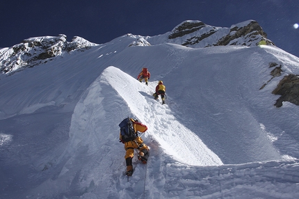 Ama Dablam, Nepal, Marco Zamberlan - During the Ama Dablam expedition to celebrate 85 years Zamberlan