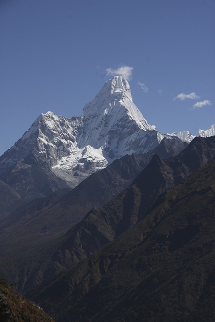 Ama Dablam, Nepal, Marco Zamberlan - During the Ama Dablam expedition to celebrate 85 years Zamberlan