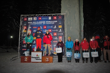 Ice Climbing World Cup 2015 - The Champagny stage of the Ice Climbing World Cup 2015