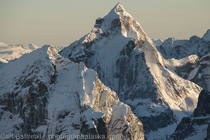 Alaska Range Project - The Neacola's Citidel rivals Mount Russell as one of the most beautiful mountains in the range. It has seen less than a handful of ascents and all from one route. Only the hardest, most technical climbers will have a chance at glory on this beautiful peak.