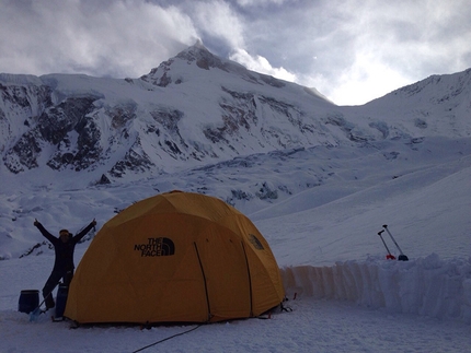 Manaslu, Simone Moro, Tamara Lunger - Campo Base del Manaslu