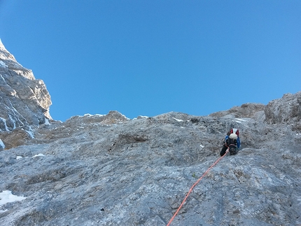 Optimist, new Schneefernerkopf climb by Michael Wohlleben and Joachim Feger