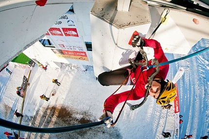 Coppa del Mondo di arrampicata su ghiaccio 2015 - Petra Klingler