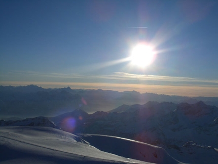 Traversata invernale delle Alpi con gli sci - 
