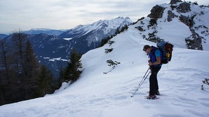 Non mi piace l'inverno - Via Andrich-Bianchet alla parete ovest della Cima di Val di Roda