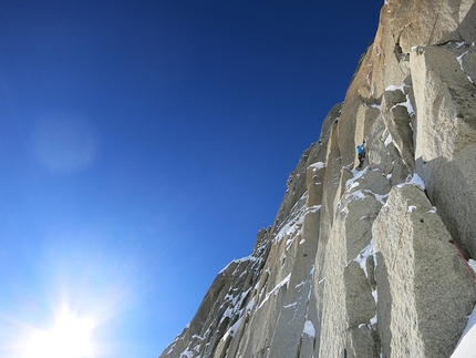 Pyramide du Tacul, new mixed climb by Bracey and Helliker