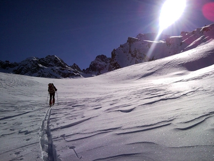 Traversata invernale delle Alpi con gli sci - 