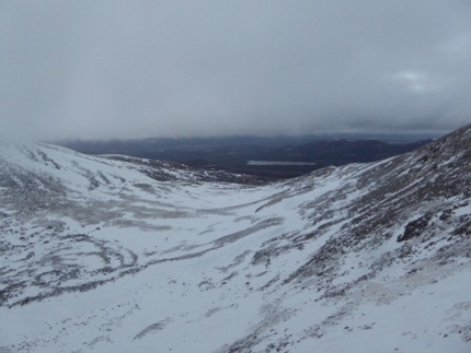 Scozia arrampicata invernale, Gian Luca Cavalli, Marcello Sanguineti - Avvicinamento al Coire an t-Sneachda