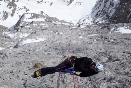 Masarda, Sass Maor, Dolomites - Fabio's sudden sleep