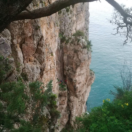 Arrampicata a Leano e Gaeta - Via Beatrice a Gaeta