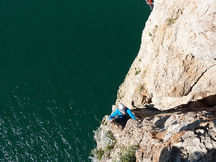 Arrampicata a Leano e Gaeta - Federica sullo spigolo