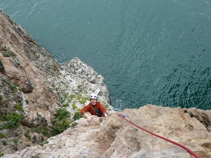 Arrampicata a Leano e Gaeta - Giovanna Moltoni su Beatrice a Gaeta