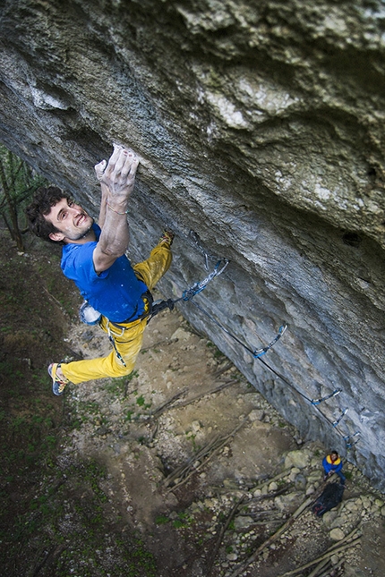 Silvio Reffo - Silvio Reffo climbing Back Road 9a, Rovereto