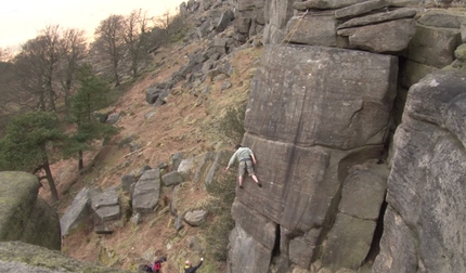 Johnny Dawes no handed climbing
