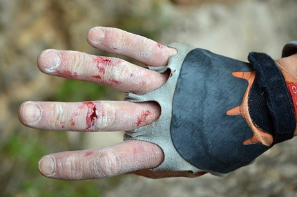 Su Sussiu, Ulassai, Sardinia - After the crack climbing it's time to lick your wounds