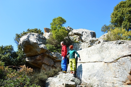 Luogosanto, Gallura, Sardegna - L'esplorazione dei boulder continua a Luogosanto in Gallura, Sardegna.