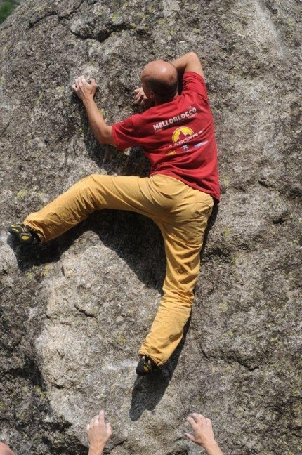 Melloblocco 2015 - Val di Mello Val Masino - Circuit 3 - Il Gigiat: Nicola Noè su Il Francese - la placca (2008)