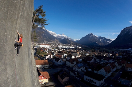 Beat Kammerlander - Beat Kammerlander during the first ascent of his 