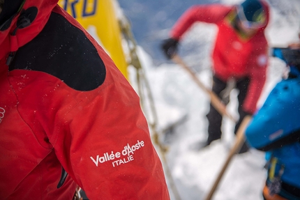 Mezzalama 2015 - Mountain guides at work