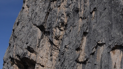 If, Monte Cavallo - Matteo Della Bordella e Eugenio Pesci durante la prima salita di If, Monte Cavallo