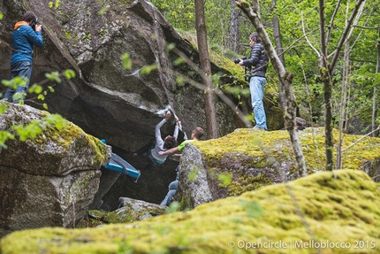 Melloblocco 2015 - Melloblocco 2015 day 4 Roberta Longo climbing Il Quadrifoglio