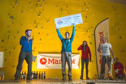 Melloblocco 2015 - Melloblocco 2015 day 4 Stefano Ghisolfi during the award's ceremony