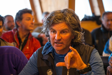 Mezzalama 2015 - Mezzalama 2015: briefing at rifugio Mantova