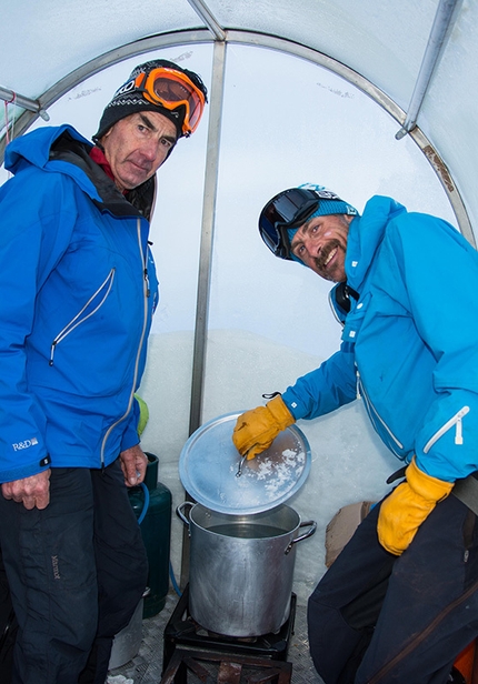 Mezzalama 2015 - Mezzalama 2015: bivouac on Lyskamm's Nose