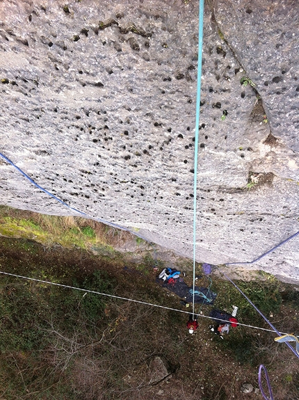 Chiusa di Ceraino, Fuori come Merli, Andrea Simonini, Tommaso Marchesini - Fuori come Merli, Chiusa di Ceraino: the featured rock on pitch 1