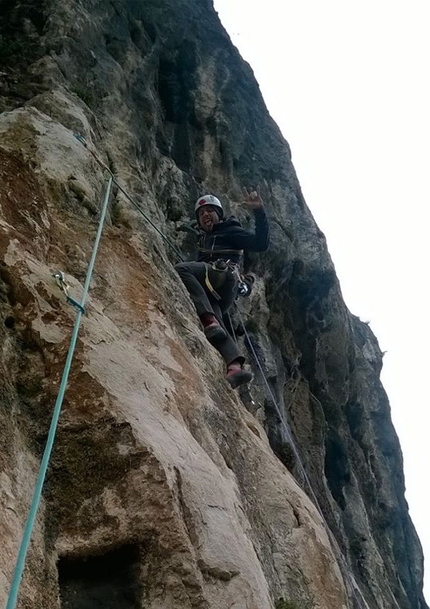 Chiusa di Ceraino, Fuori come Merli, Andrea Simonini, Tommaso Marchesini - Fuori come Merli, Chiusa di Ceraino: Andrea Simonini first ascending pitch 4