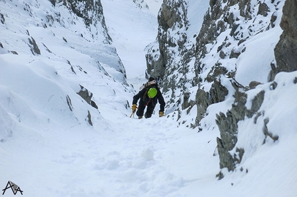 Breche Victor Chaud, Couloir Pèlas Verney, Ecrins - Couloir Pèlas Verney, Breche Victor Chaud - rigola finale