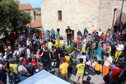 Luogosanto, Gallura, Sardegna - Durante il Boulder Contest Rock & Walls 2015 a Luogosanto, Gallura, Sardegna.