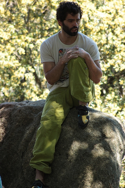 Luogosanto, Gallura, Sardegna - Durante il Boulder Contest Rock & Walls 2015 a Luogosanto, Gallura, Sardegna.