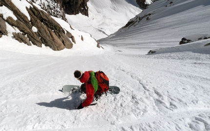 Pain de Sucre, Monte Bianco - Pain de Sucre (3607m) parete nord per Davide Capozzi, Julien Herry e Francesco Civra Dano