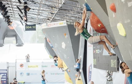 European Bouldering Championship - During the qualifications of the European Bouldering Championship in Innsbruck