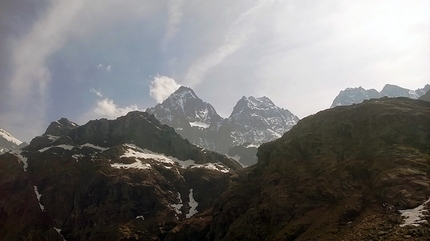 Canale Coolidge al Monviso - Il Monviso