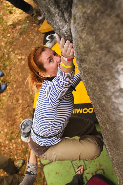 Petrohradske Padani Festival, Petrohrad, Repubblica Ceca - Durante il Petrohradske Padani Festival 2015, il raduno boulder a Petrohrad nella Repubblica Ceca