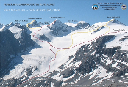 Cima Tuckett, classic ski mountaineering in the Ortles Cevedale massif