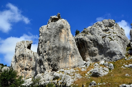 Frosolone, arrampicata in Molise - L'arrampicata a Frosolone in Molise